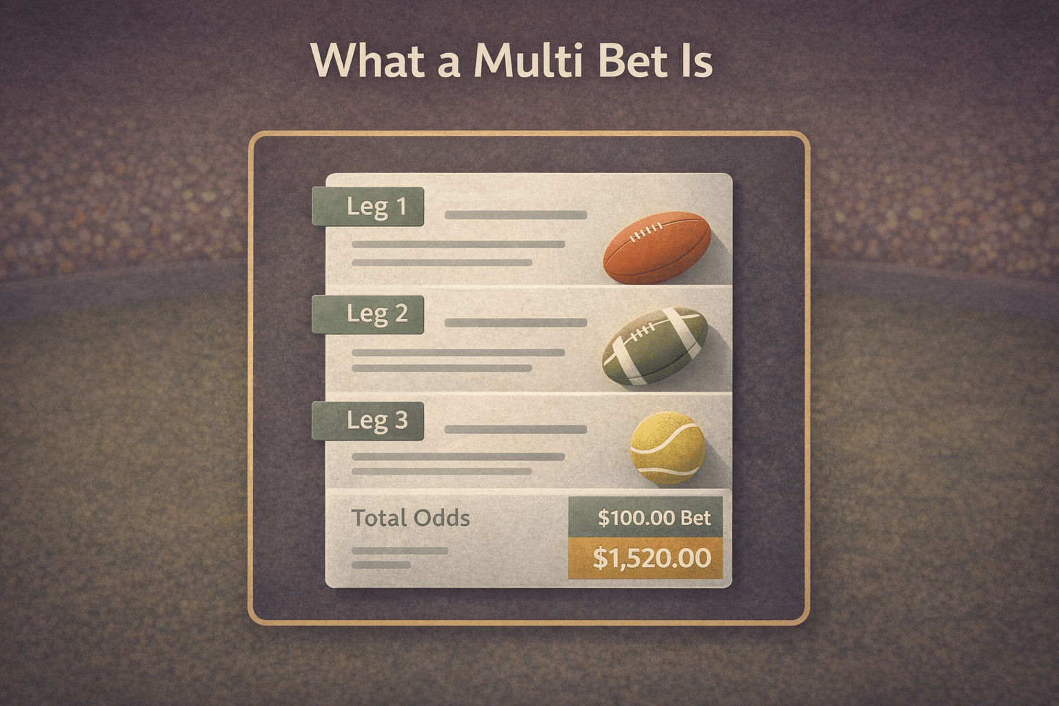 What is a multi bet